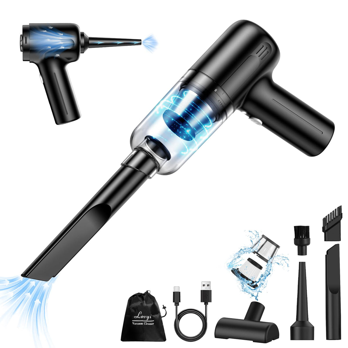 Powerful Mini Wireless Car Vacuum | Free USA Shipping
